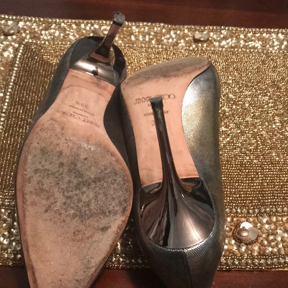 Metallic bronze Jimmy Choo - Picture 4 of 6